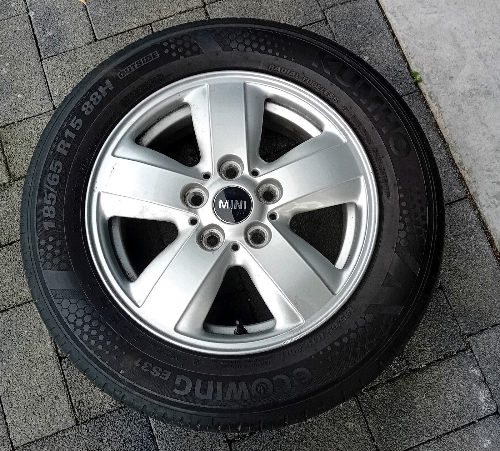 Reservewiel Mini One Cooper 15inch 5x112 🚗, Ophalen, Gebruikt, Banden en Velgen