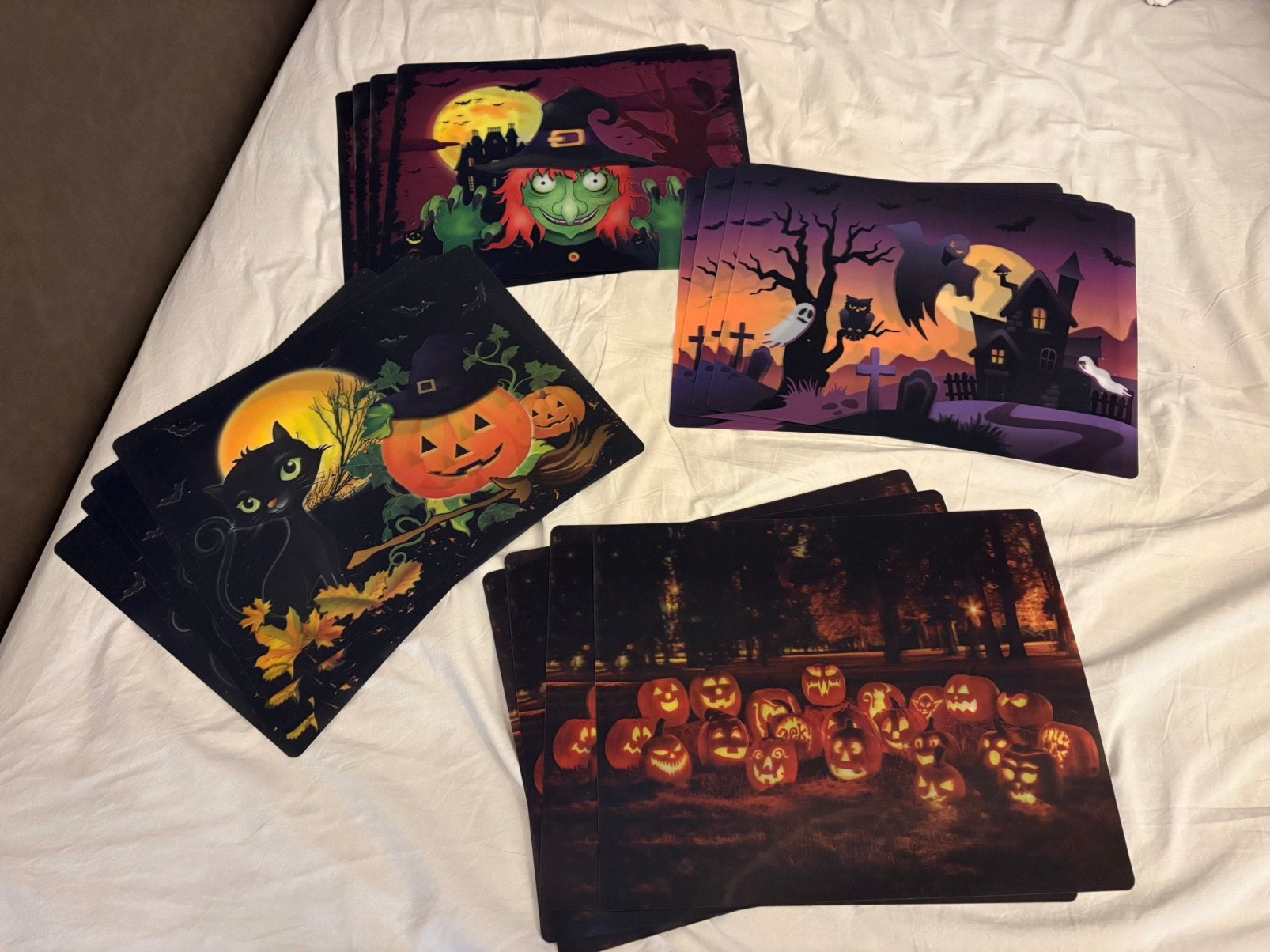 Placemats 16 stuks thema halliween, Cd's en Dvd's, Vinyl | Hardrock en Metal, Ophalen of Verzenden, Nieuw in verpakking