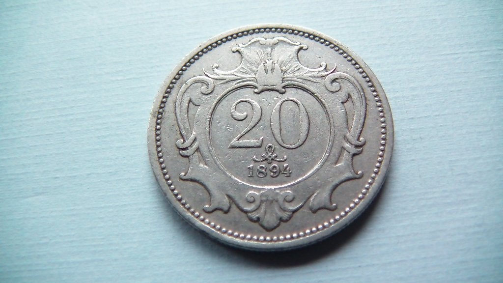 autriche 20 heller 1894, Enlèvement, Autriche