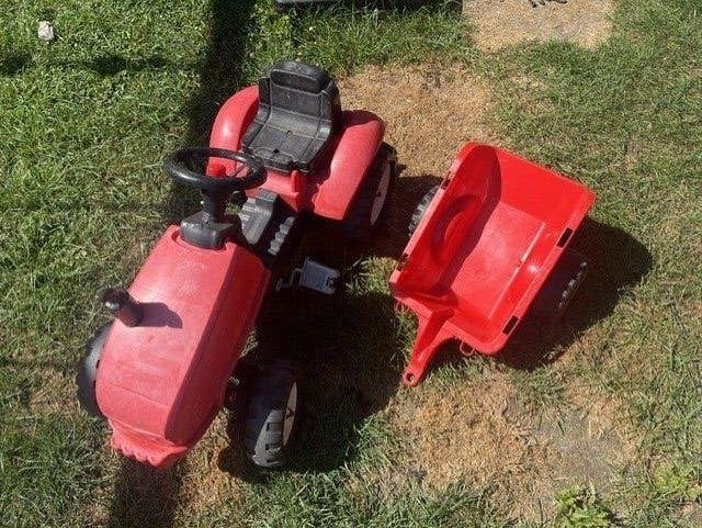 Speelgoed tractor met aanhangwagen, Kinderen en Baby's, Ophalen, Gebruikt