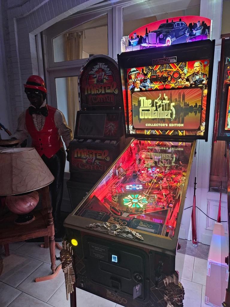 Flipper Godfather Collector Edition JJP gloednieuw, Ophalen, Zo goed als nieuw