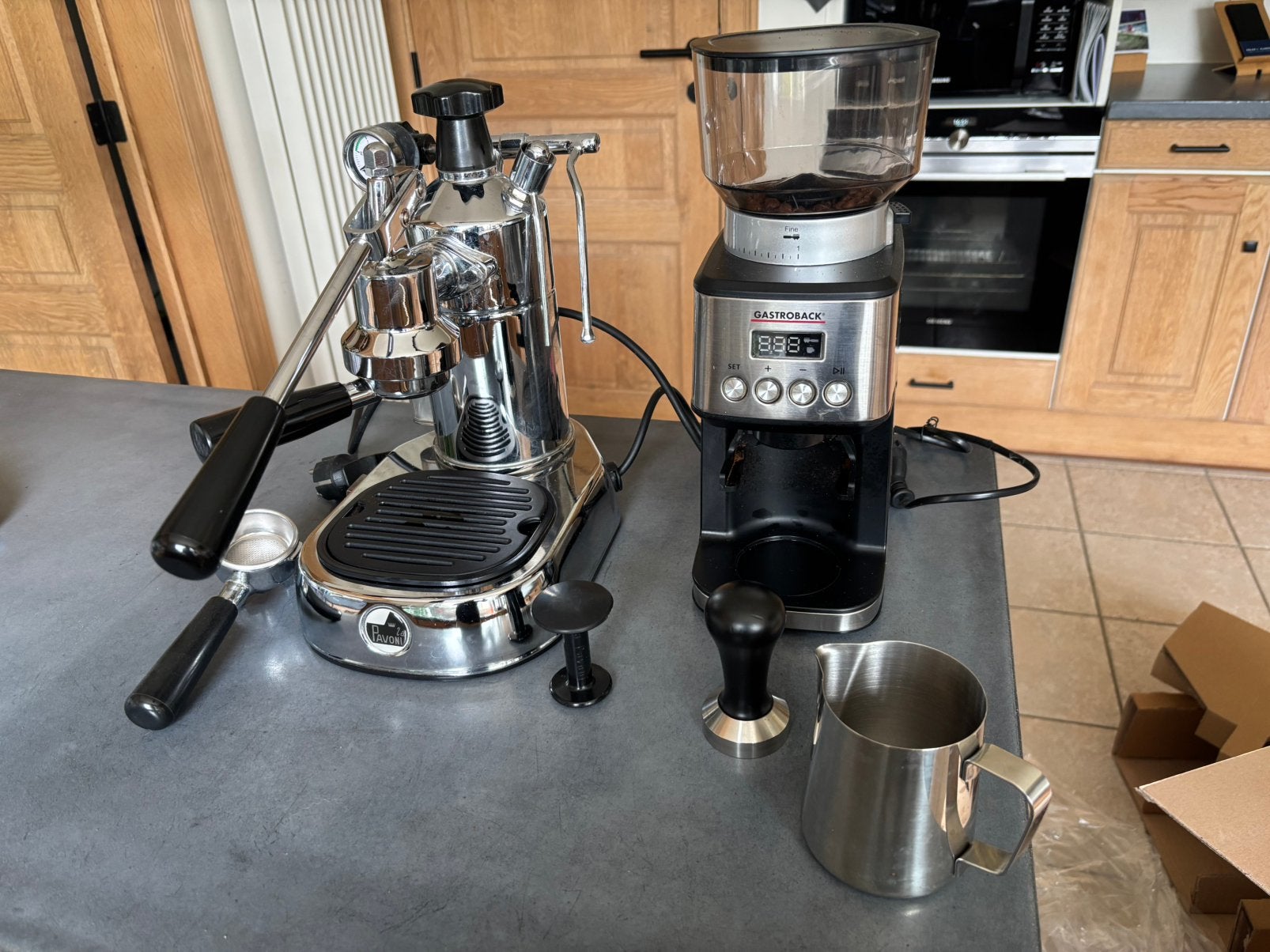 La pavoni espressomachine, Electroménager, Cafetières, Enlèvement, Comme neuf