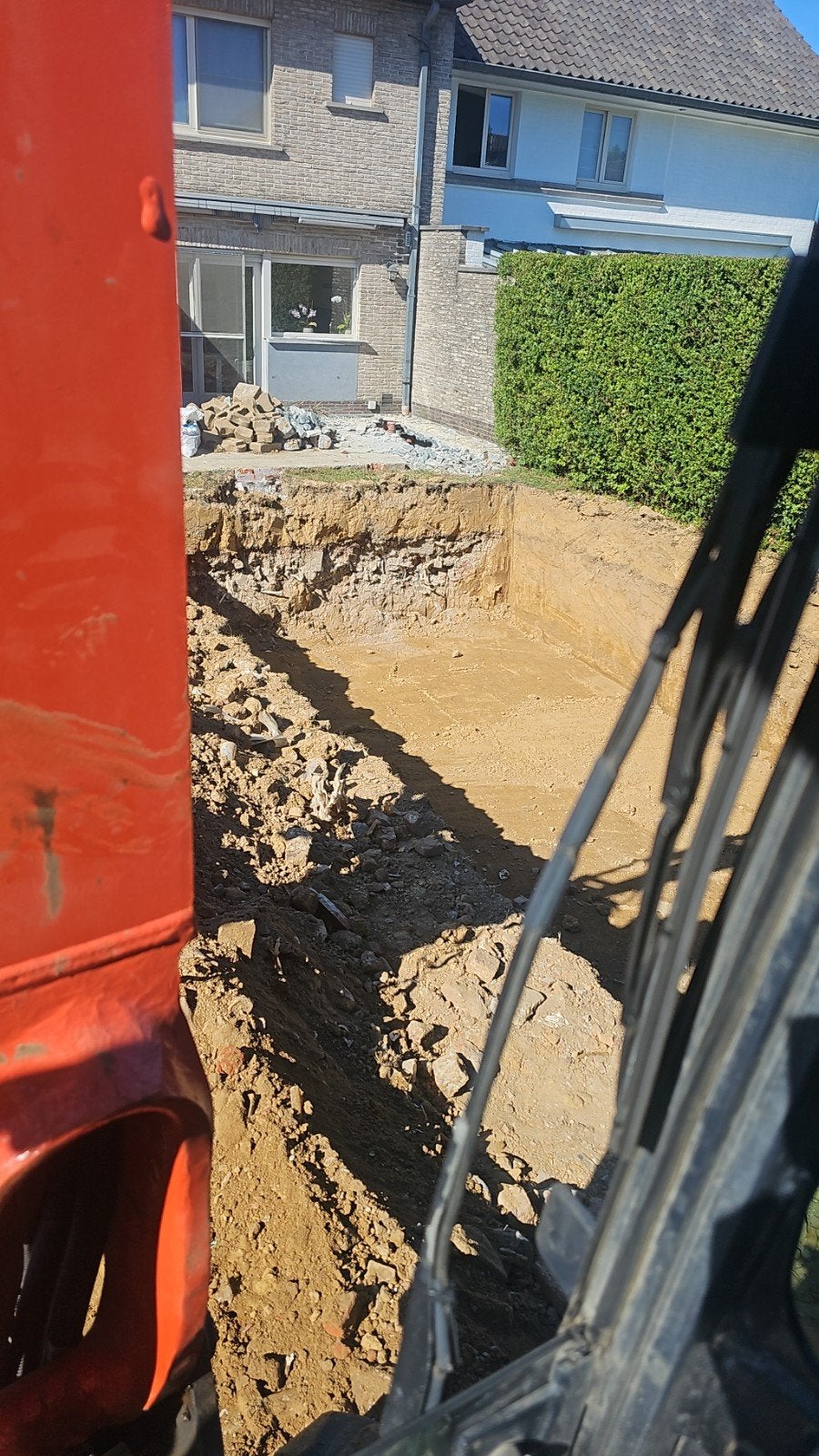 Travaux de excavaciones en général
