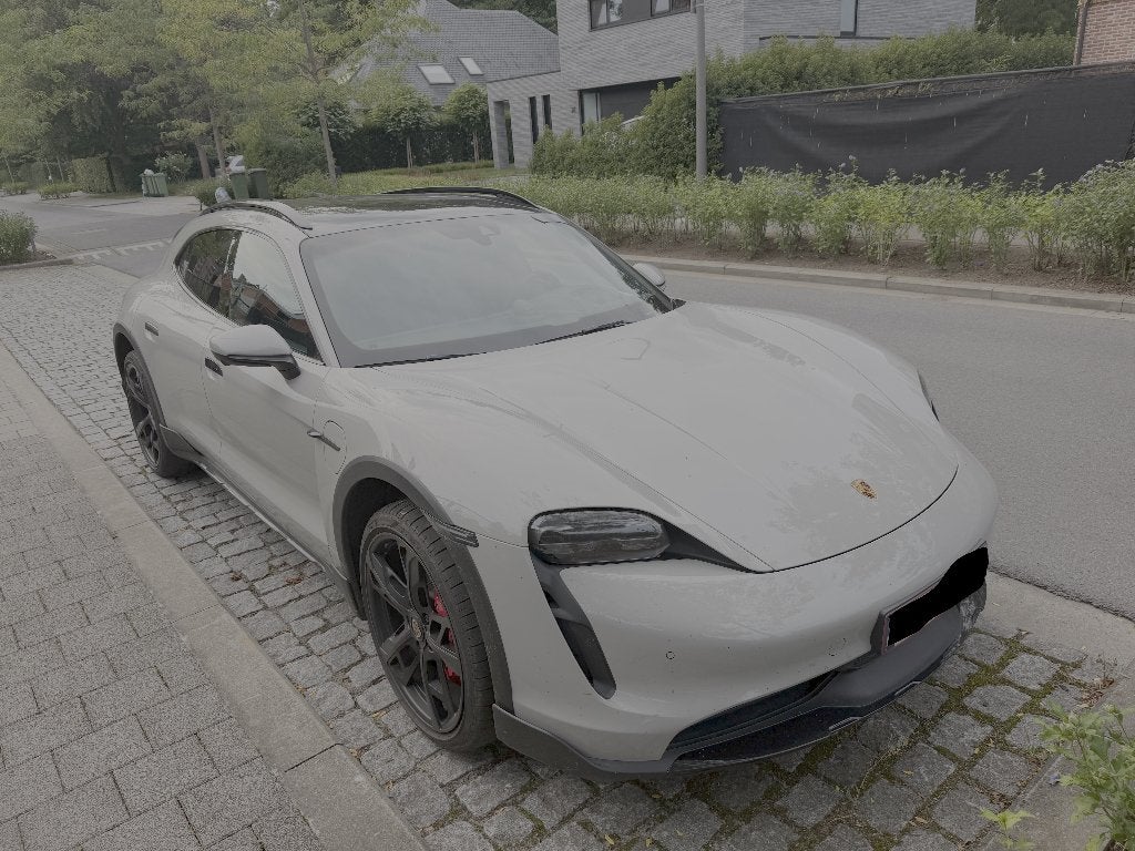 Porsche Taycan Cross Turismo 4S 2022, Auto's, Porsche, Automaat, 4 zetels, Zwart, Leder