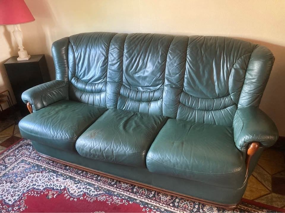 Salon , divan trois place plus deux fauteuils, Maison & Meubles, Enlèvement