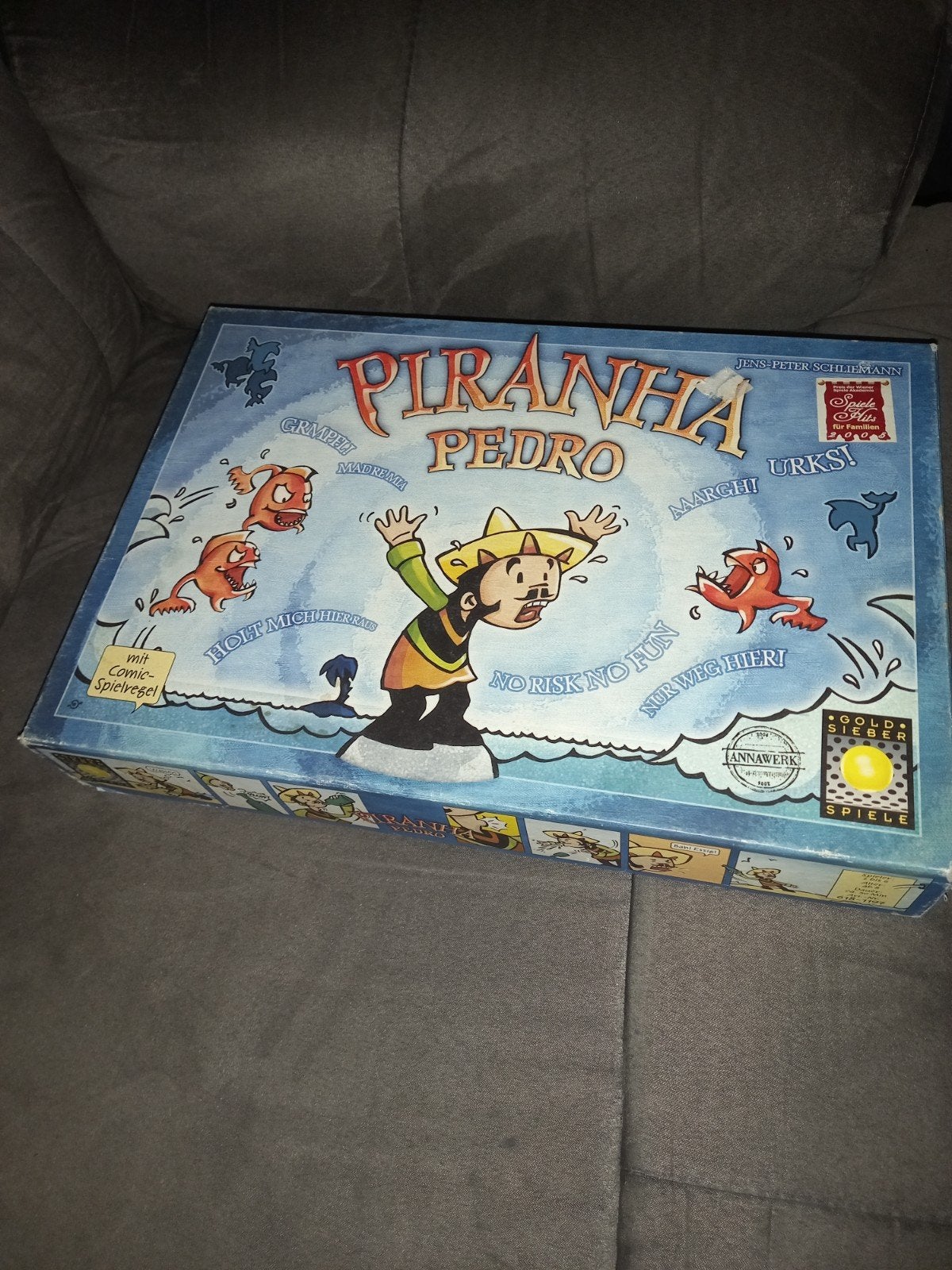 jeu piranha pedro, Enlèvement ou Envoi