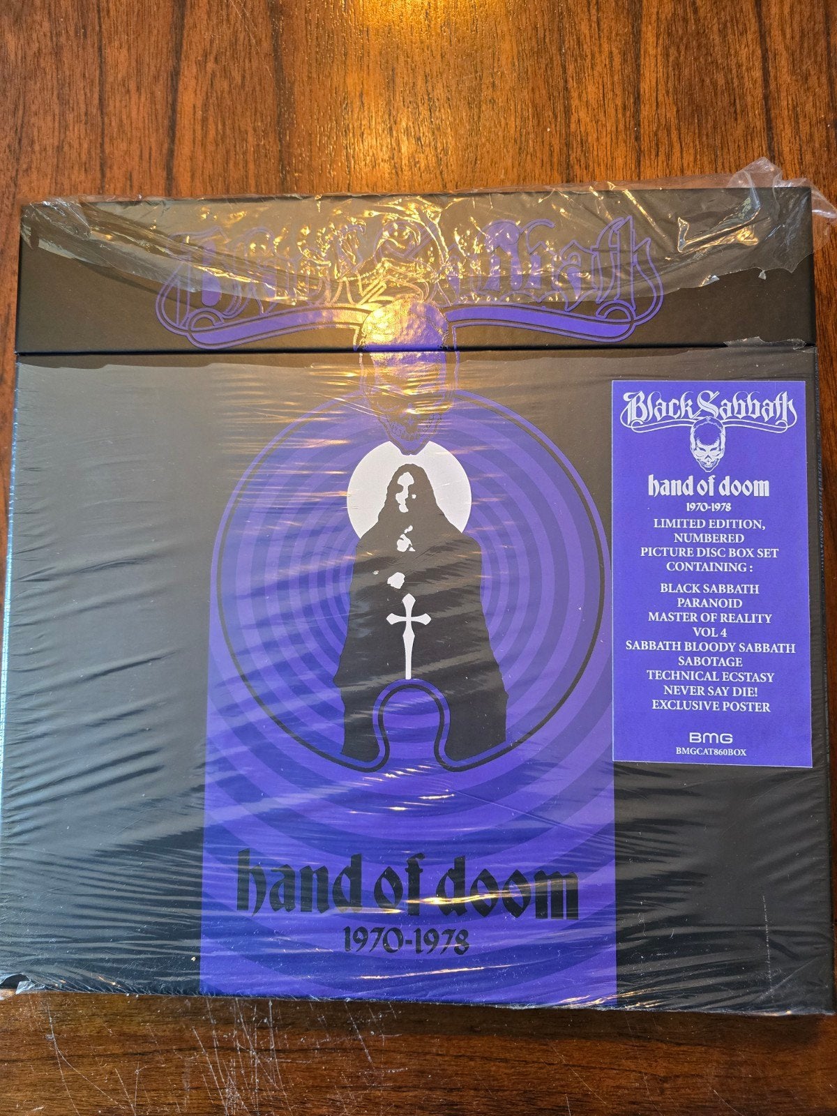 Black sabbath. Hand of doom picture disc boxset, Cd's en Dvd's, Vinyl | Hardrock en Metal, Picture disc, Verzenden, Boxset
