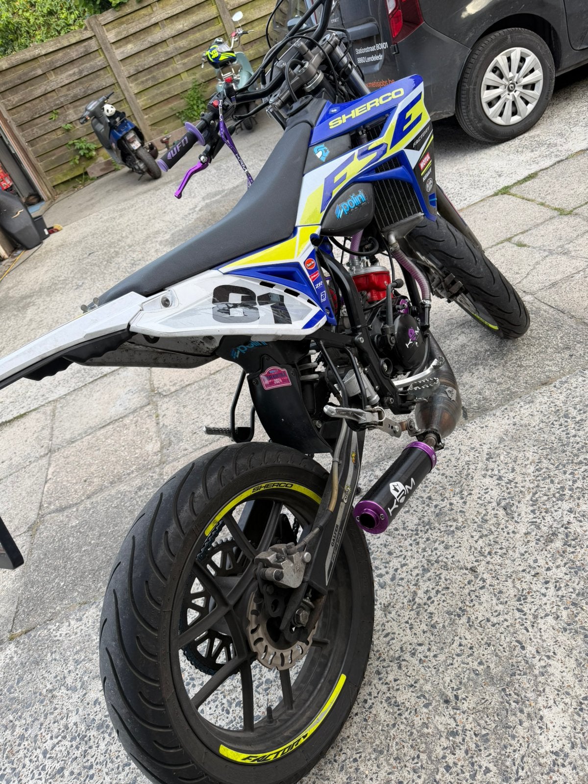 Sherco 80 extreme, Fietsen en Brommers, Brommers | Derbi, Zo goed als nieuw, Klasse B (45 km/u), Ophalen