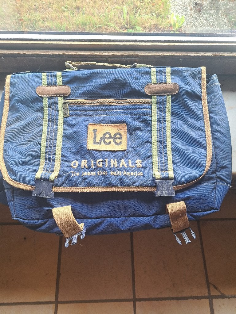 Vintage LEE boekentas, Ophalen of Verzenden, Gebruikt