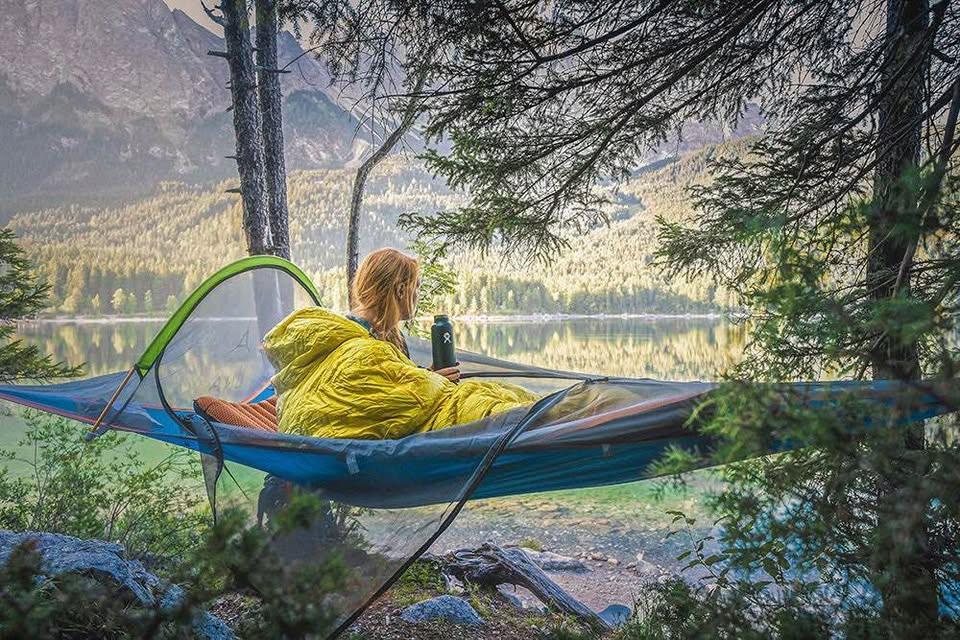 Tentsile UNA 1-Person Hammock Tent + Ground conversion kit, Caravans en Kamperen, Tenten, Ophalen of Verzenden, Nieuw, Tot en met 2