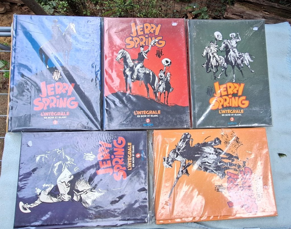 Jerry Spring. Intégrale 1,2,3,4,5., Livres, Plusieurs BD, Enlèvement ou Envoi, Comme neuf, Jijé