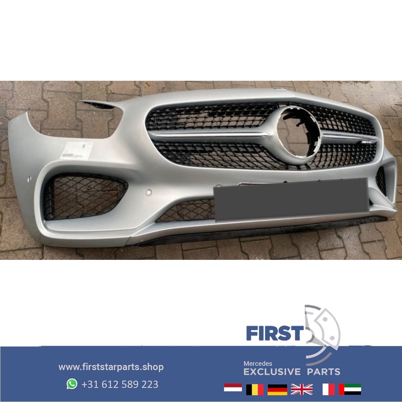 W190 AMG GT BUMPER COMPLEET Mercedes GT GTC GTS AMG VOORBUMP, Utilisé, -, Avant, -