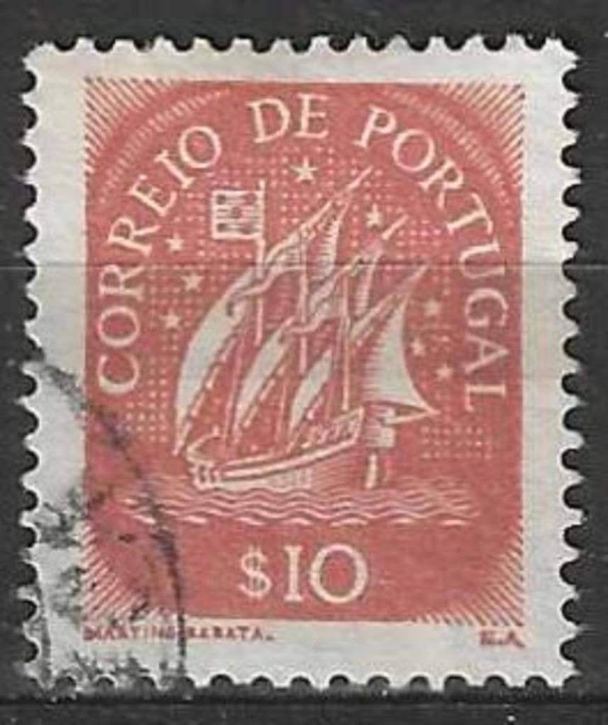 Portugal 1943 - Yvert 629 - Caravelle - 10 c. (ST), Envoi, Portugal, Affranchi