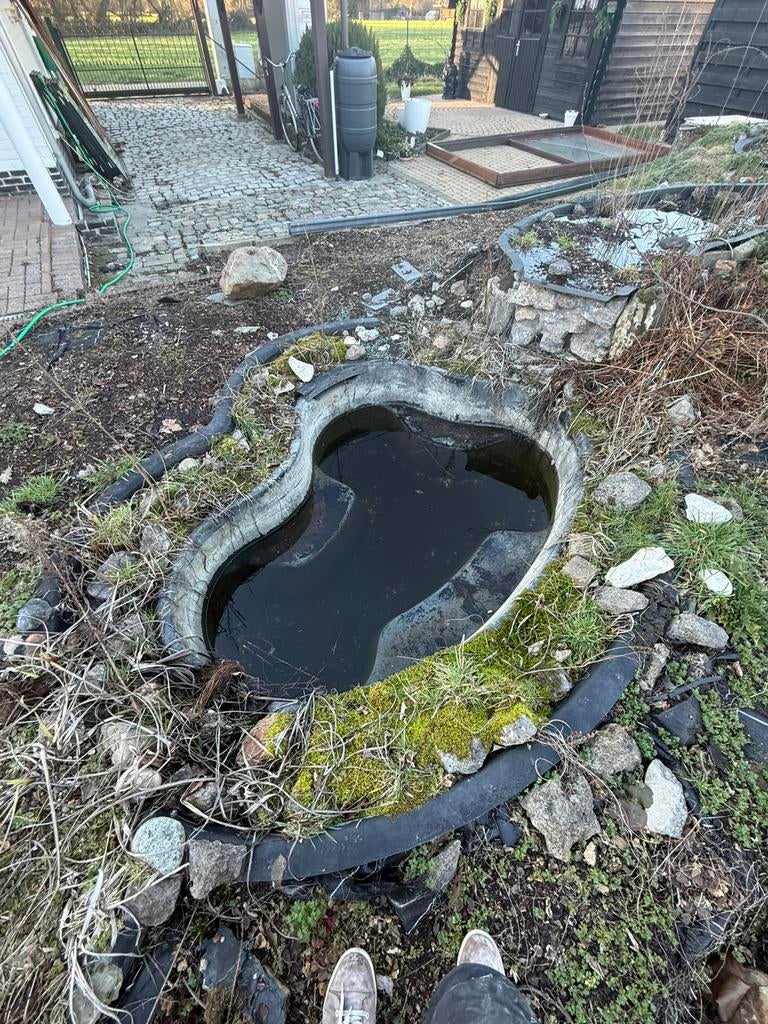 Vijver polyester GRATIS, Tuin en Terras, Vijvers, Ophalen