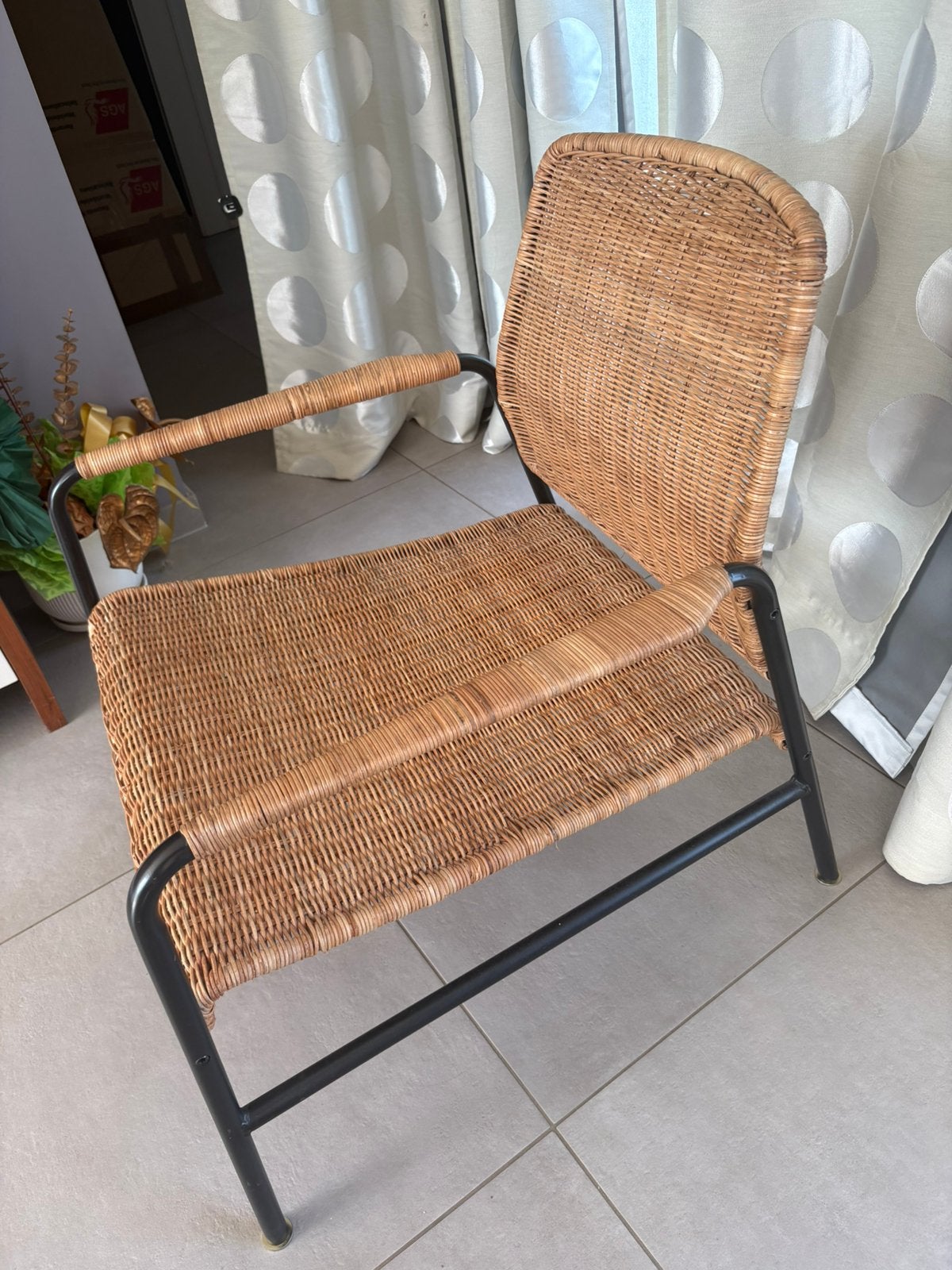 Fauteuil rotin ikea, Maison & Meubles, Enlèvement, Comme neuf, Osier ou Rotin, Moderne et chaleureux