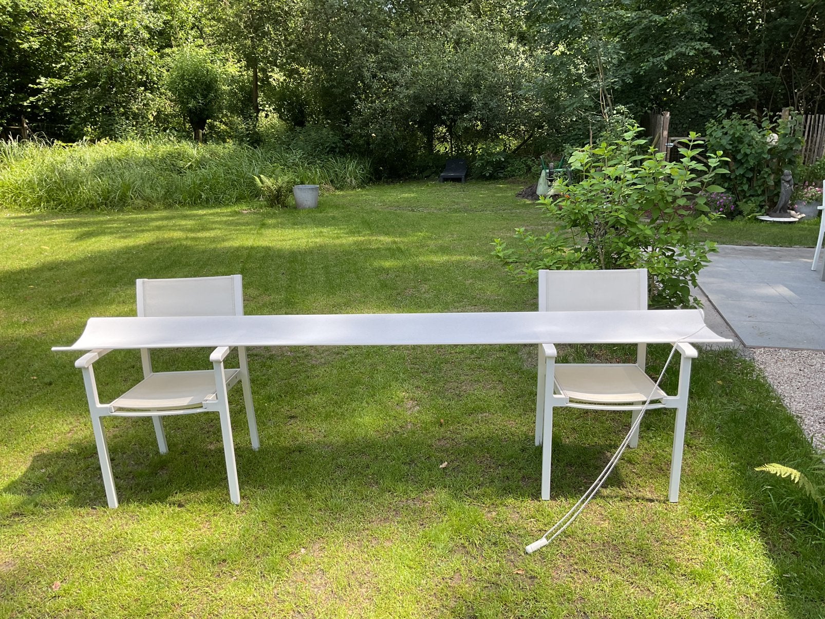 Witte Screen Diaz, Huis en Inrichting, Ophalen, Zo goed als nieuw
