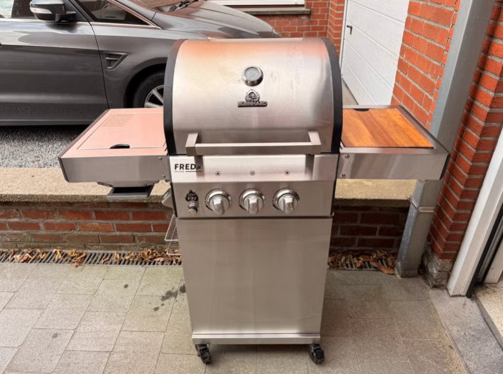 Gasbarbecue grill Burnhard Fred Jr. met opties, Ophalen, Zo goed als nieuw