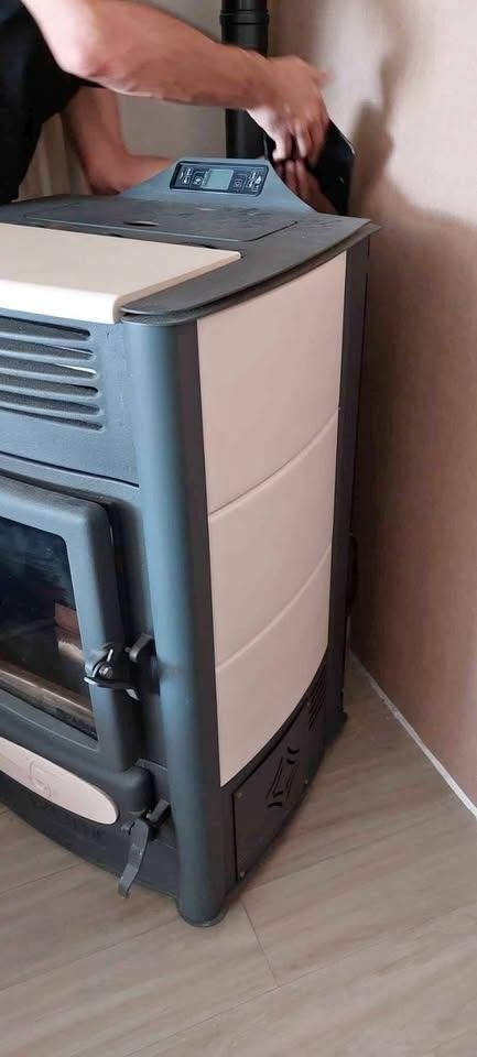 pelletkachel 15 kw pasian aurora, Ophalen, Overige brandstoffen, Zo goed als nieuw, Pelletkachel