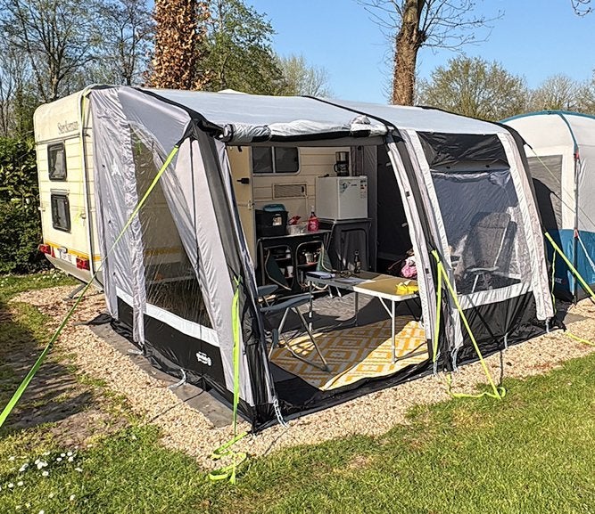 Voortent 320 easy air, Caravanes & Camping, Auvents, Enlèvement, Comme neuf