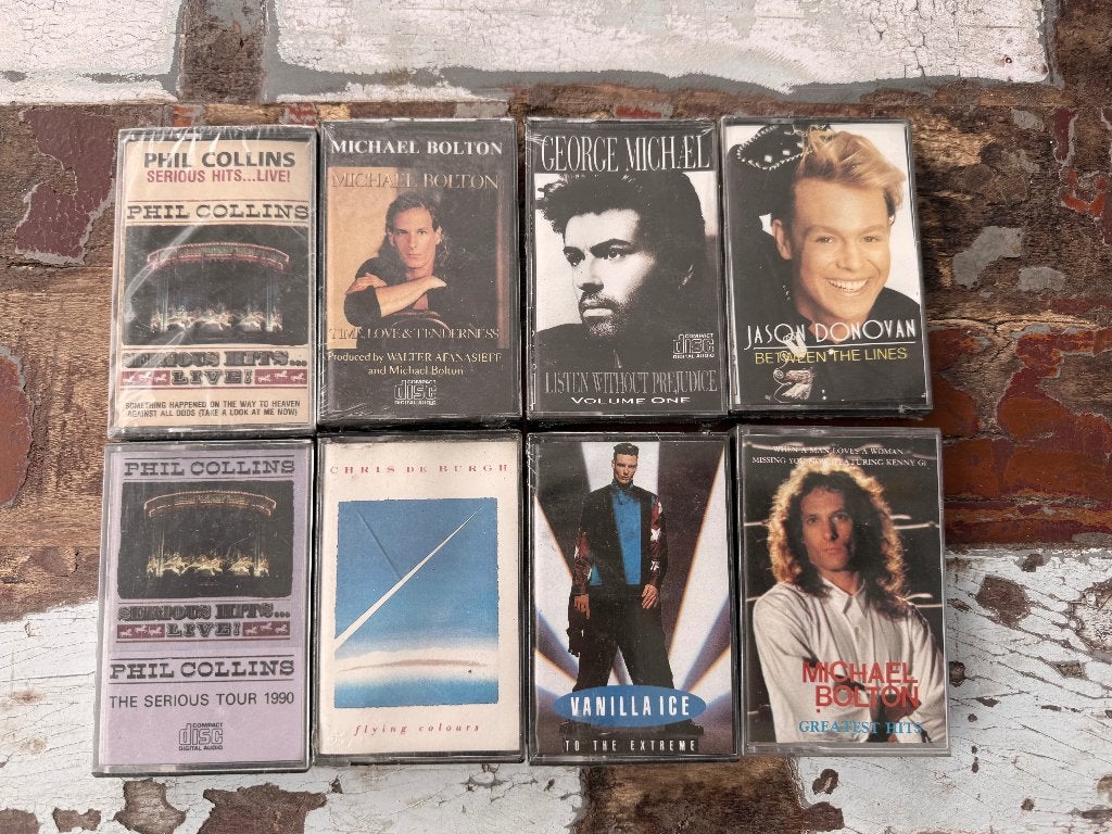 Lot van 8 verzegelde cassettes, begin jaren negentig, Cd's en Dvd's, Ophalen of Verzenden, Zo goed als nieuw