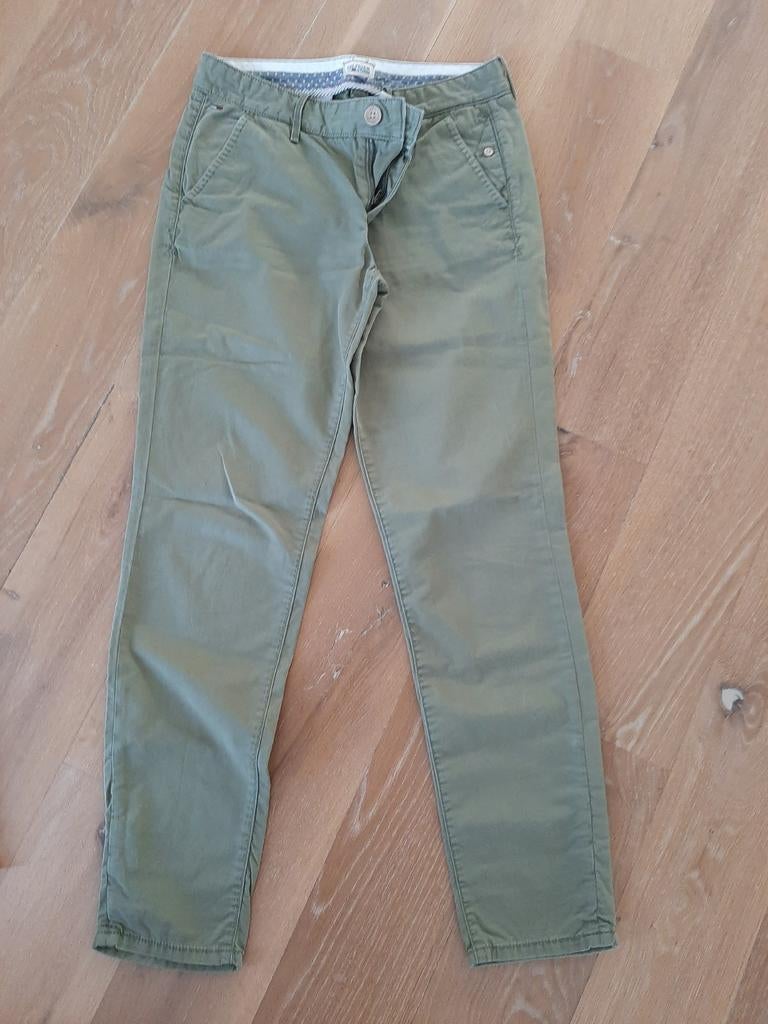 Dameskleding groene kaki broek Tommy Hilfiger 26/30, Kleding | Dames, Tommy hilfiger, Ophalen, W27 (confectie 34) of kleiner