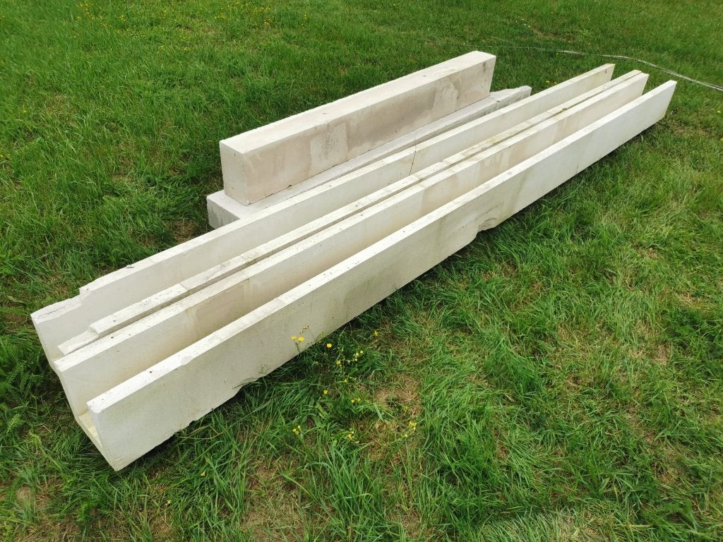 Linteaux (U) Ytong - lot de 4, Enlèvement, Neuf, Béton