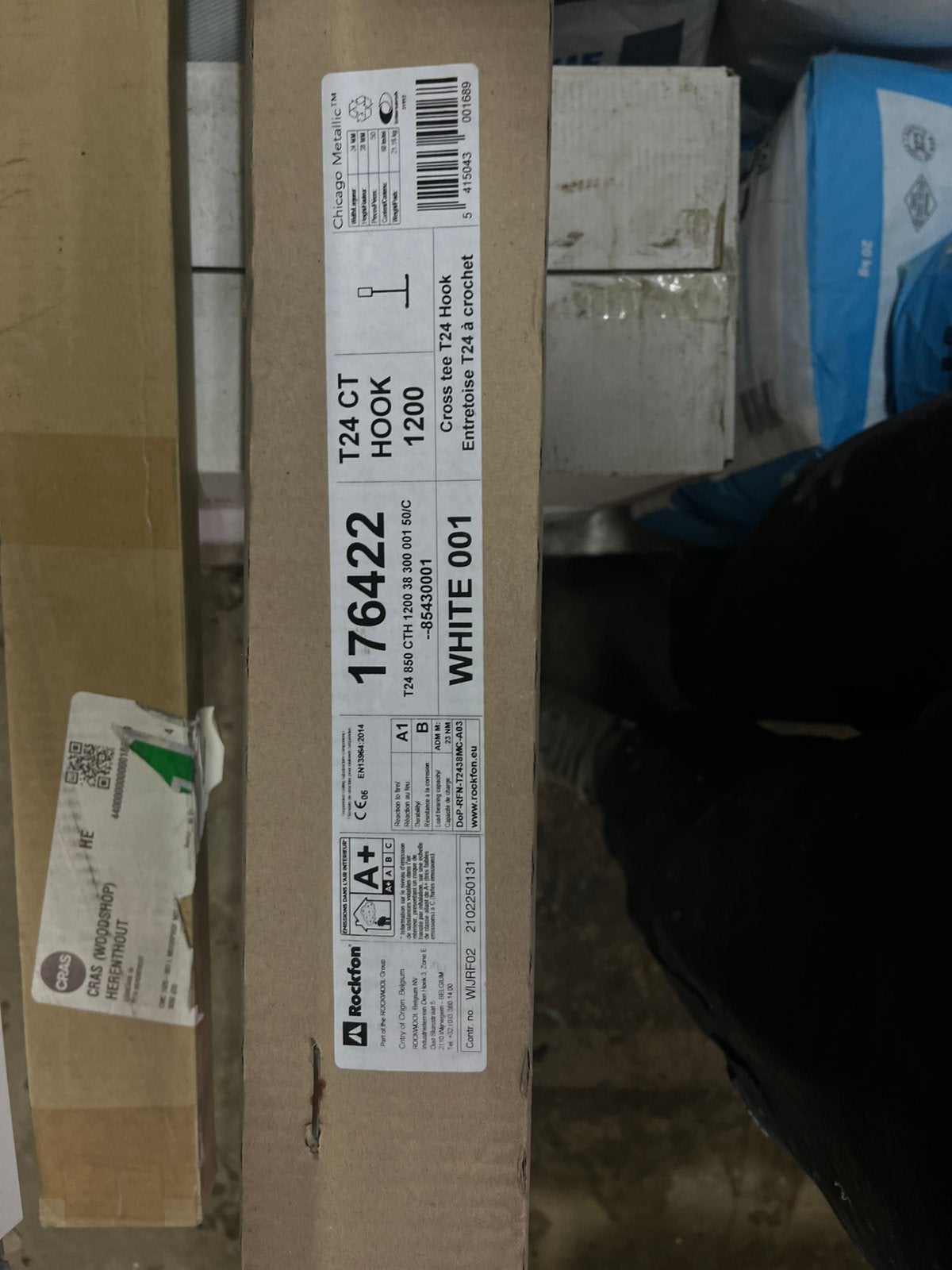 Rockfon plafond profielen WIT, Doe-het-zelf en Bouw, Platen en Panelen, Nieuw, Ophalen