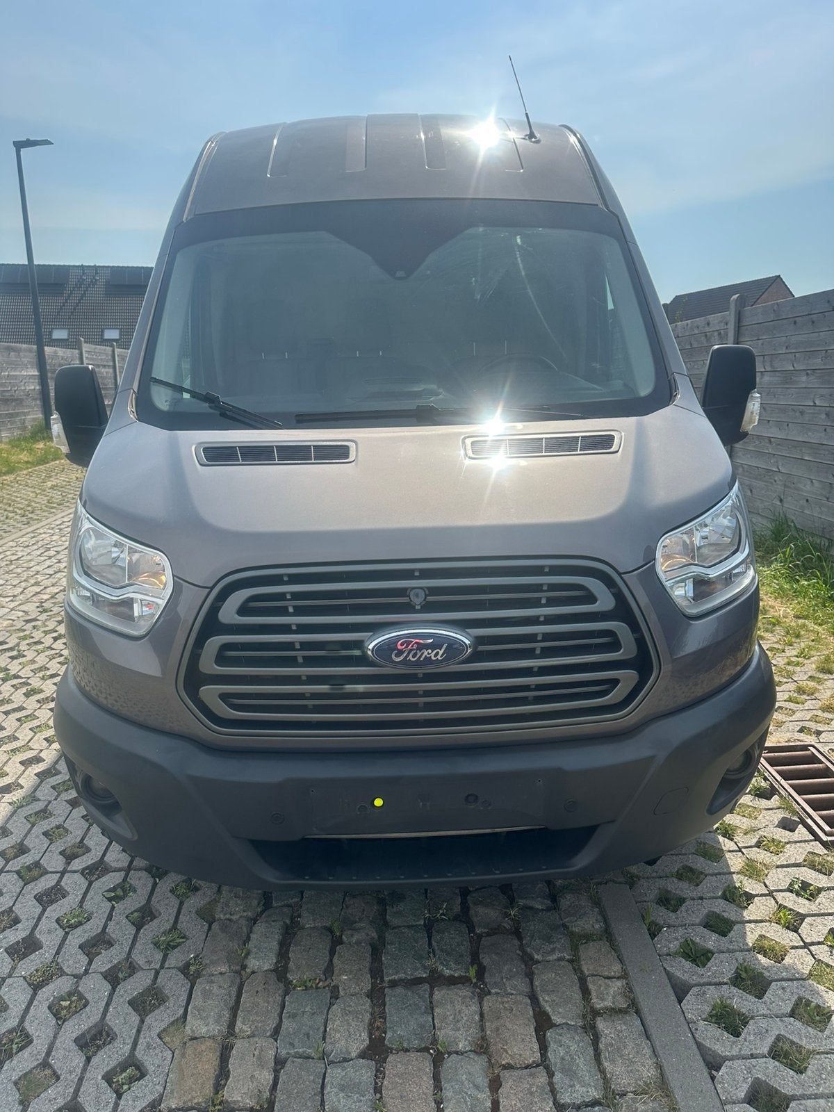 Ford Tranzit L2H3 07/2018 Km 119000  Euro 6b, Autos, Camionnettes & Utilitaires, Cuir, Argent ou Gris, Achat, Euro 6