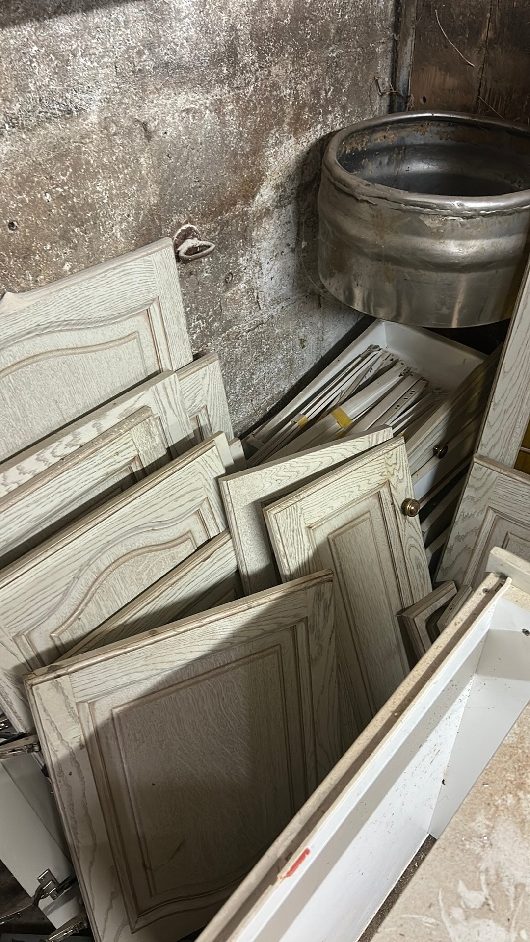 Gratis masief eik keuken deuren, Enlèvement, Comme neuf