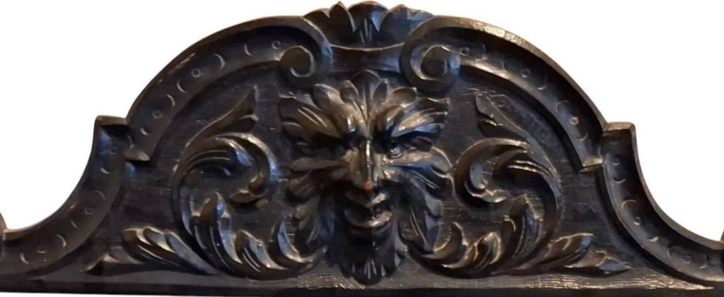 Een historiserende geëboniseerd houten wandconsole, 1880, Antiek en Kunst, Ophalen