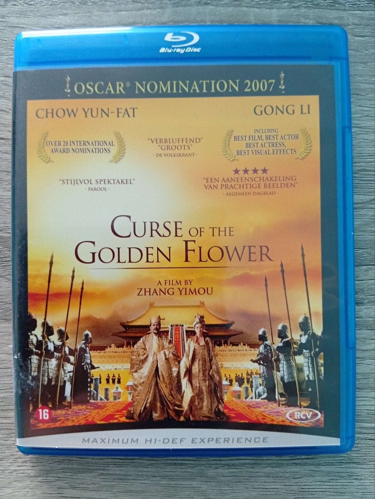 curse of the golden Flower martial arts Blu ray chow yun fat, Vanaf 16 jaar, Nederlands, Film, Actie