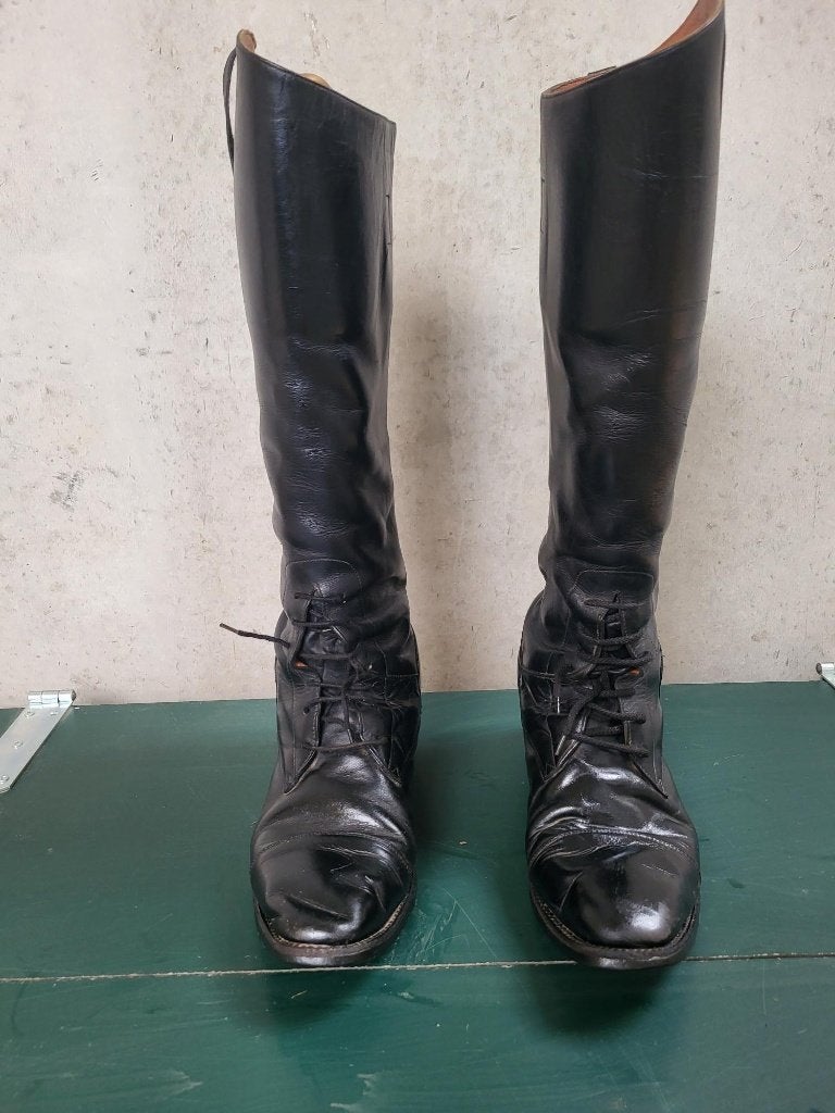 lederen rijlaarzen maat 44, Dieren en Toebehoren, Paardrijkleding, Ophalen, Gebruikt, Heren, BR