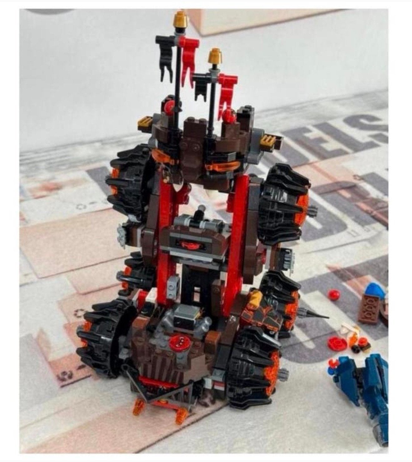 Lego Nexo Knights 70321 La machine siège du général Magmar, Enlèvement ou Envoi, Comme neuf, Lego