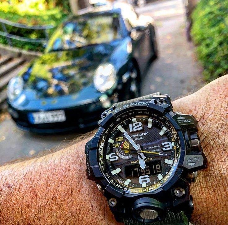 Casio Mudmaster GWG 1000, Ophalen, Polshorloge, Kunststof, Zo goed als nieuw