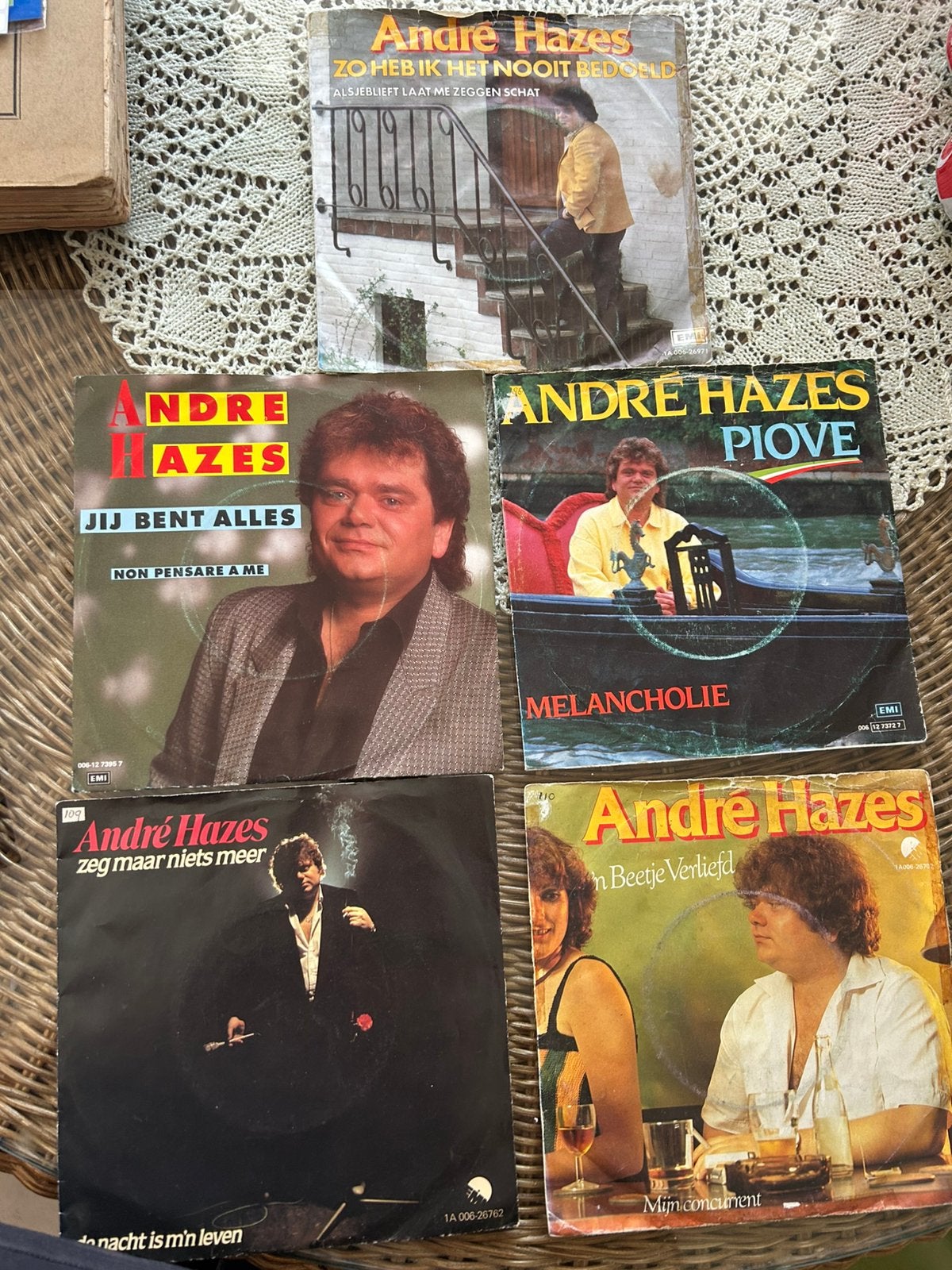 11 vinyl singles andre hazes, Cd's en Dvd's, Ophalen, Zo goed als nieuw