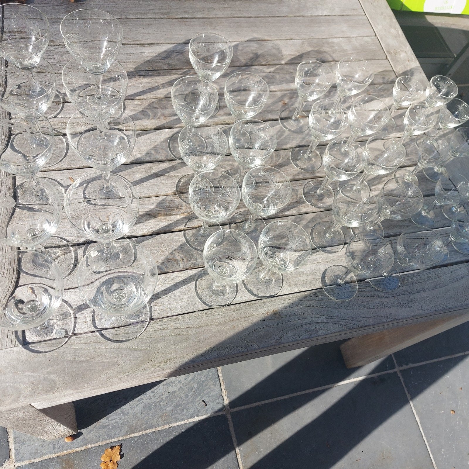Hollands Maastricht kristallen glasservies, Antiek en Kunst, Ophalen