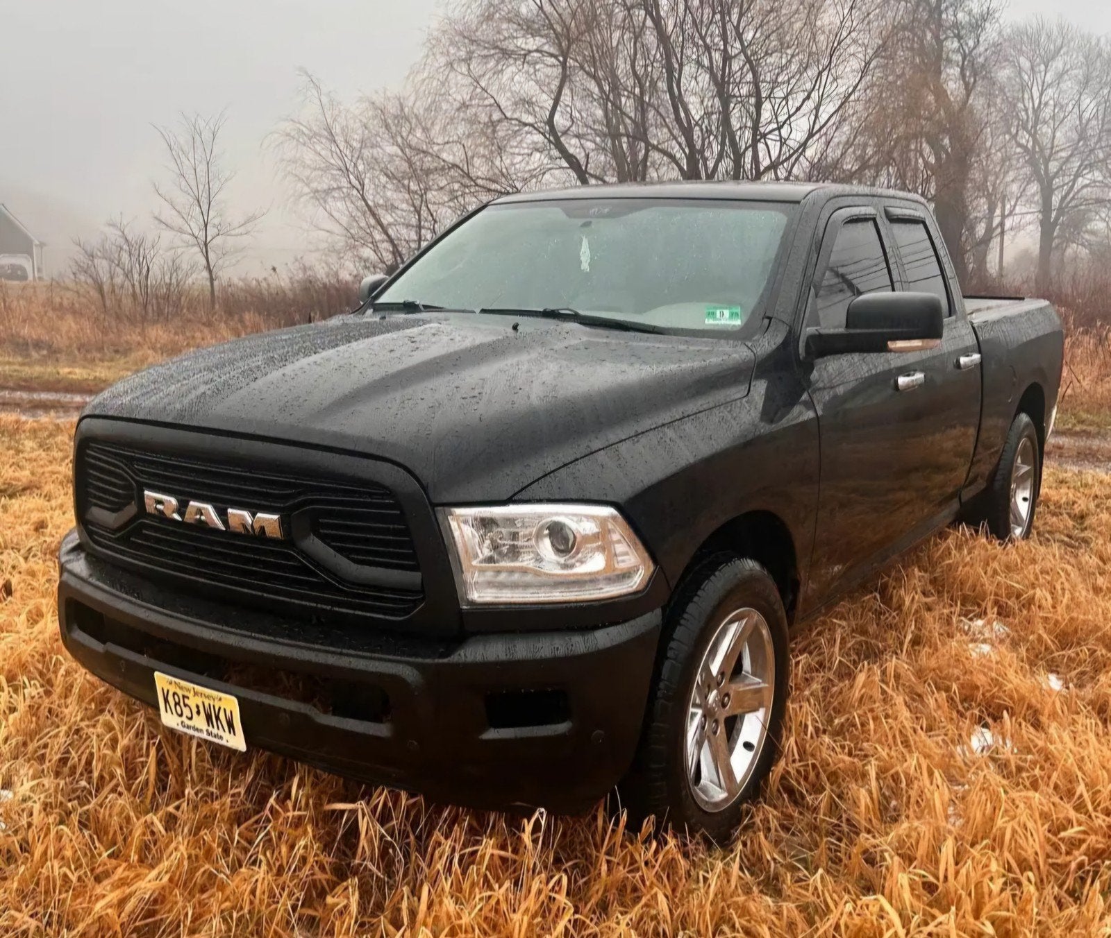 DODGE RAM QUAD CAB BIG HORN 4X4 5.7 HEMI, Auto's, Automaat, Stof, 8 cilinders, Zwart