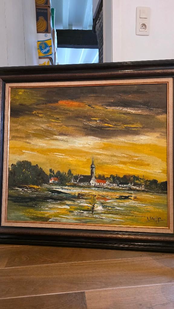 2 SCHILDERIJEN LISETTE HEEFFER  (1942-1998) - OLIEVERF, Antiek en Kunst, Ophalen