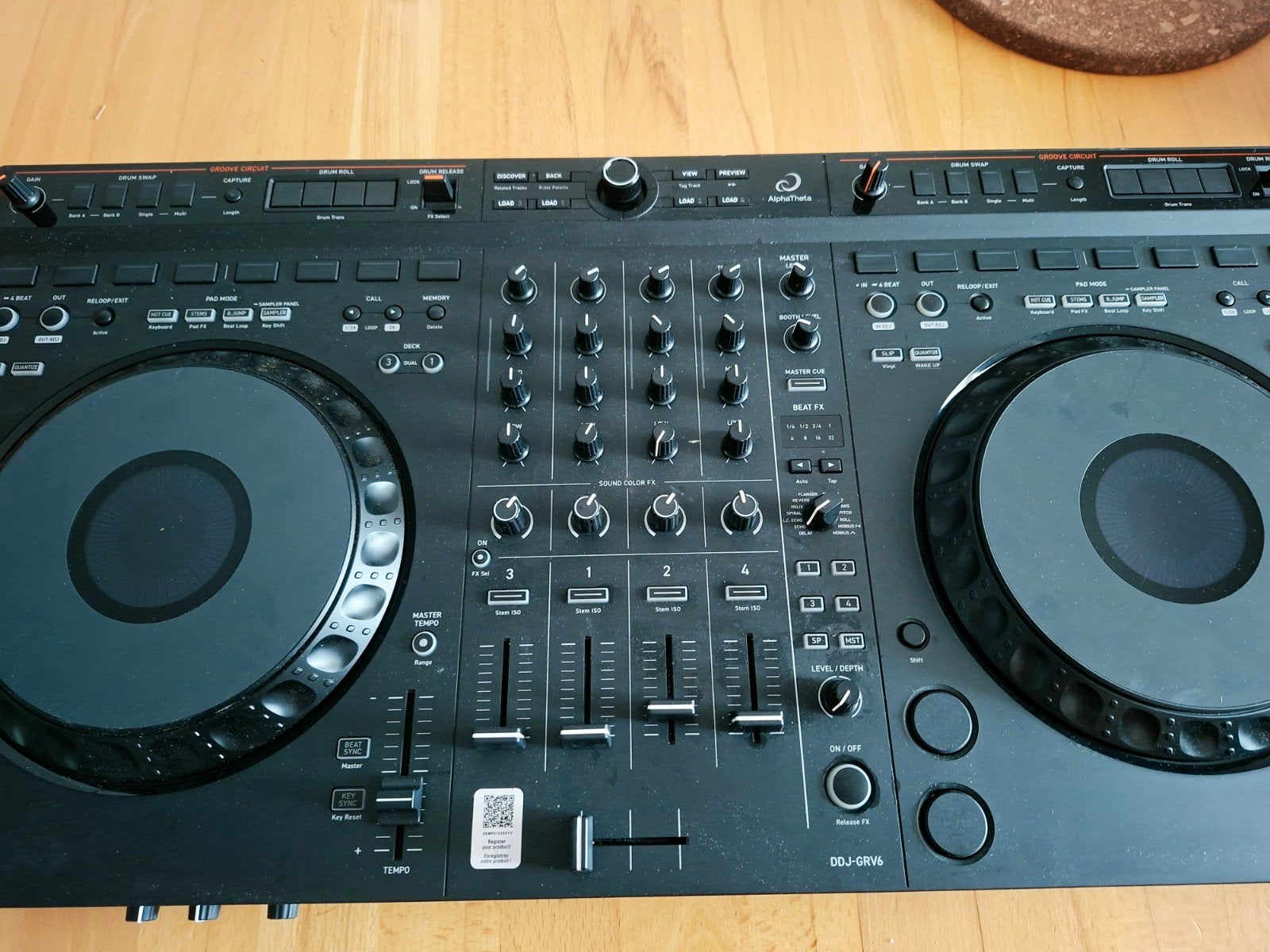 Dj controller ddj grv6 alphatheta rekordbox, Muziek en Instrumenten, Dj-sets en Draaitafels, Ophalen of Verzenden, Nieuw, Dj-set