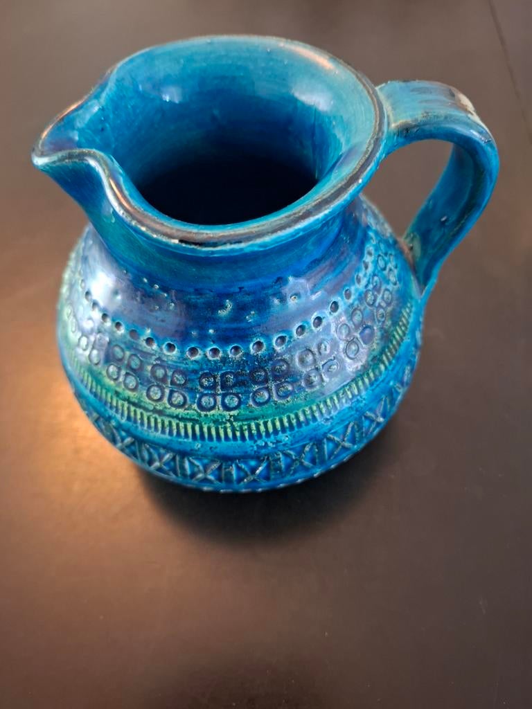 Bitossi kan/vaas Alberto Londi Rimini Blue, Antiek en Kunst, Ophalen of Verzenden
