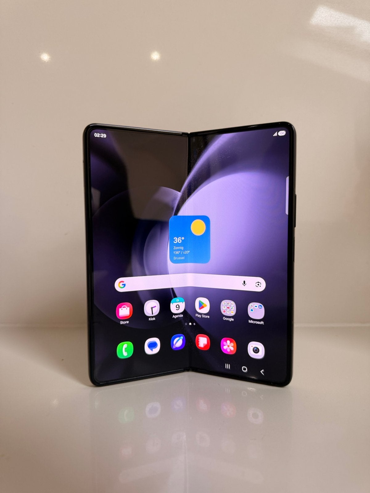 Samsung Galaxy Z Fold5 512GB wit (met diagnostisch rapport!), Ophalen, Zo goed als nieuw, Wit