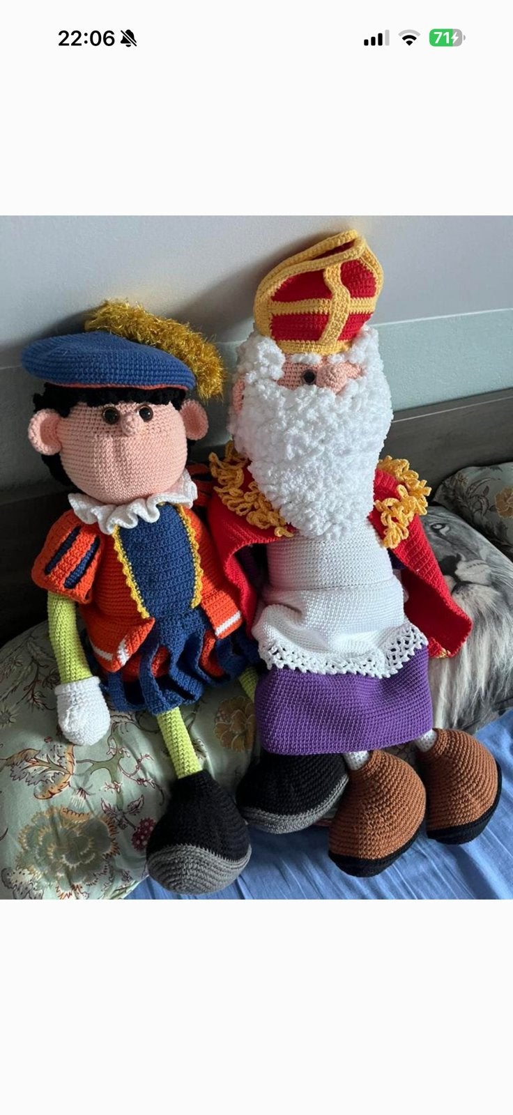 Sint en piet pop, Enlèvement, Neuf, Crochet
