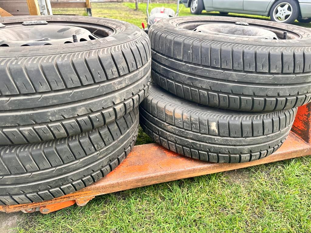 Velgen met goede banden komen van vw golf 6, Ophalen, Gebruikt, 15 inch, Band(en)