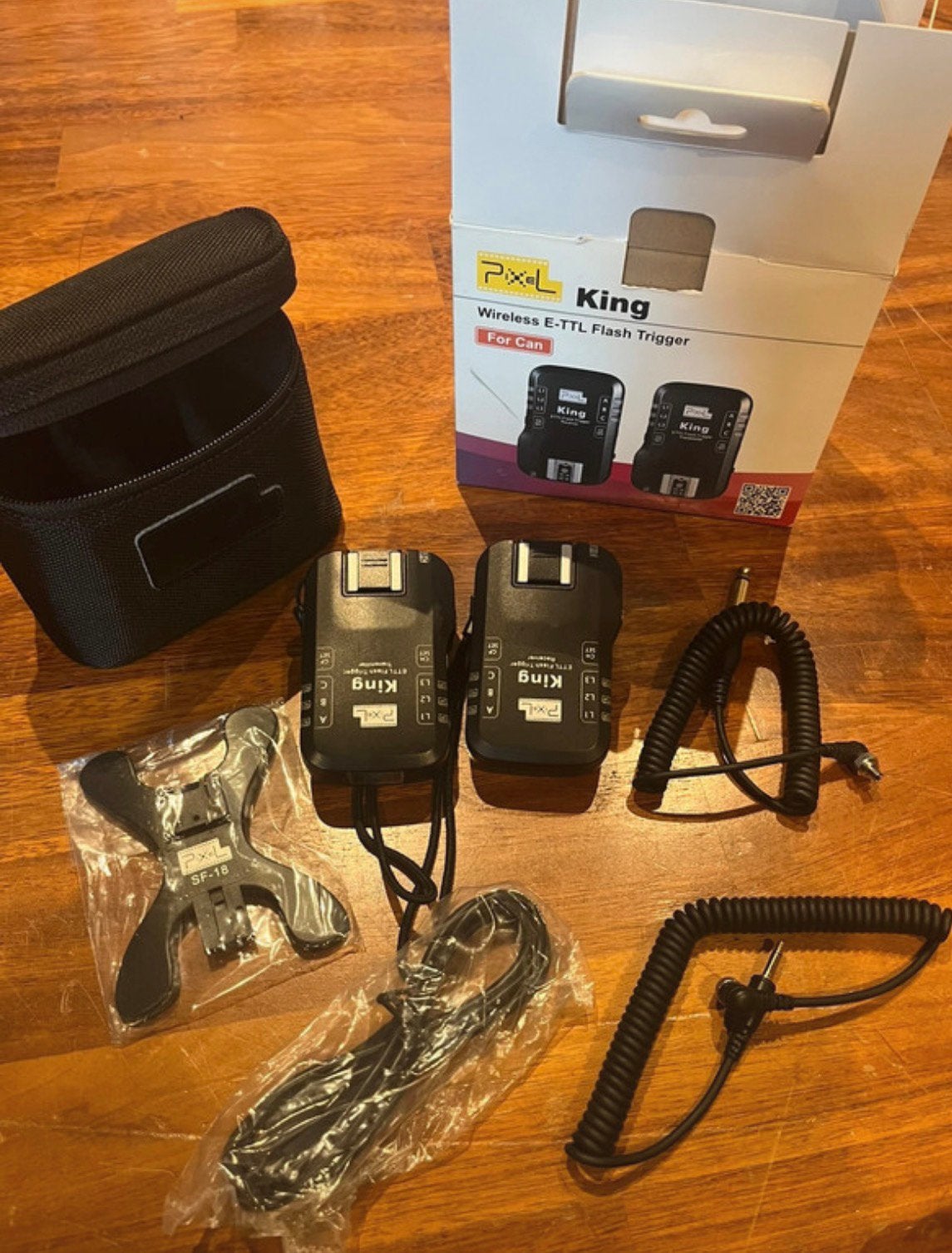 PXeL King Wireless E-TTL Flash Trigger draadloze flitser set, TV, Hi-fi & Vidéo, Neuf, Enlèvement, Sans fil, Autres marques