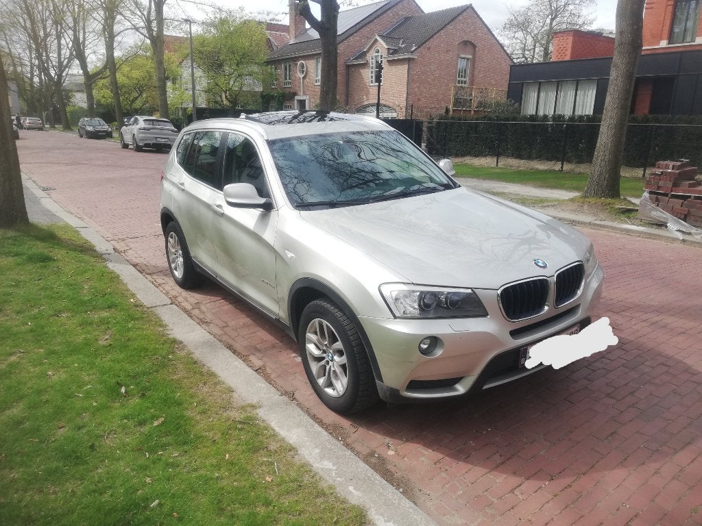 BMW X3 2.0D XDRIVE, Auto's, Automaat, Beige, Leder, Bruin