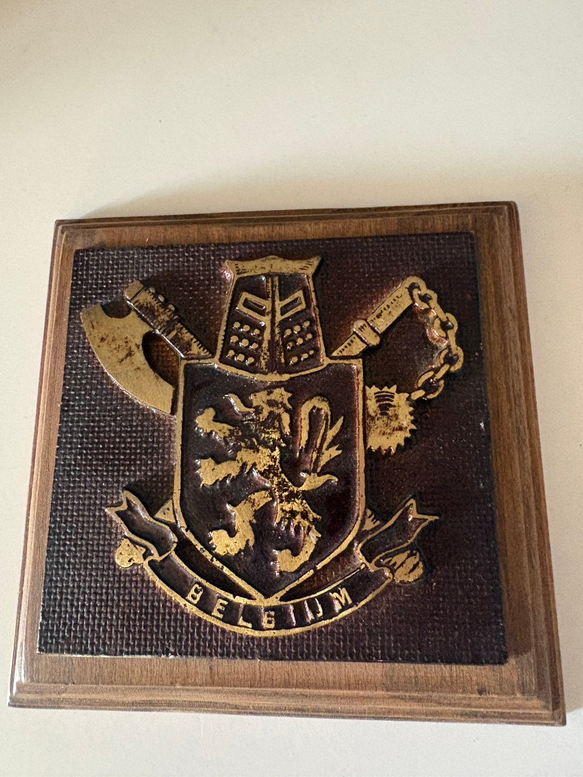Houten wand embleem 3para, Ophalen, Landmacht, Embleem of Badge