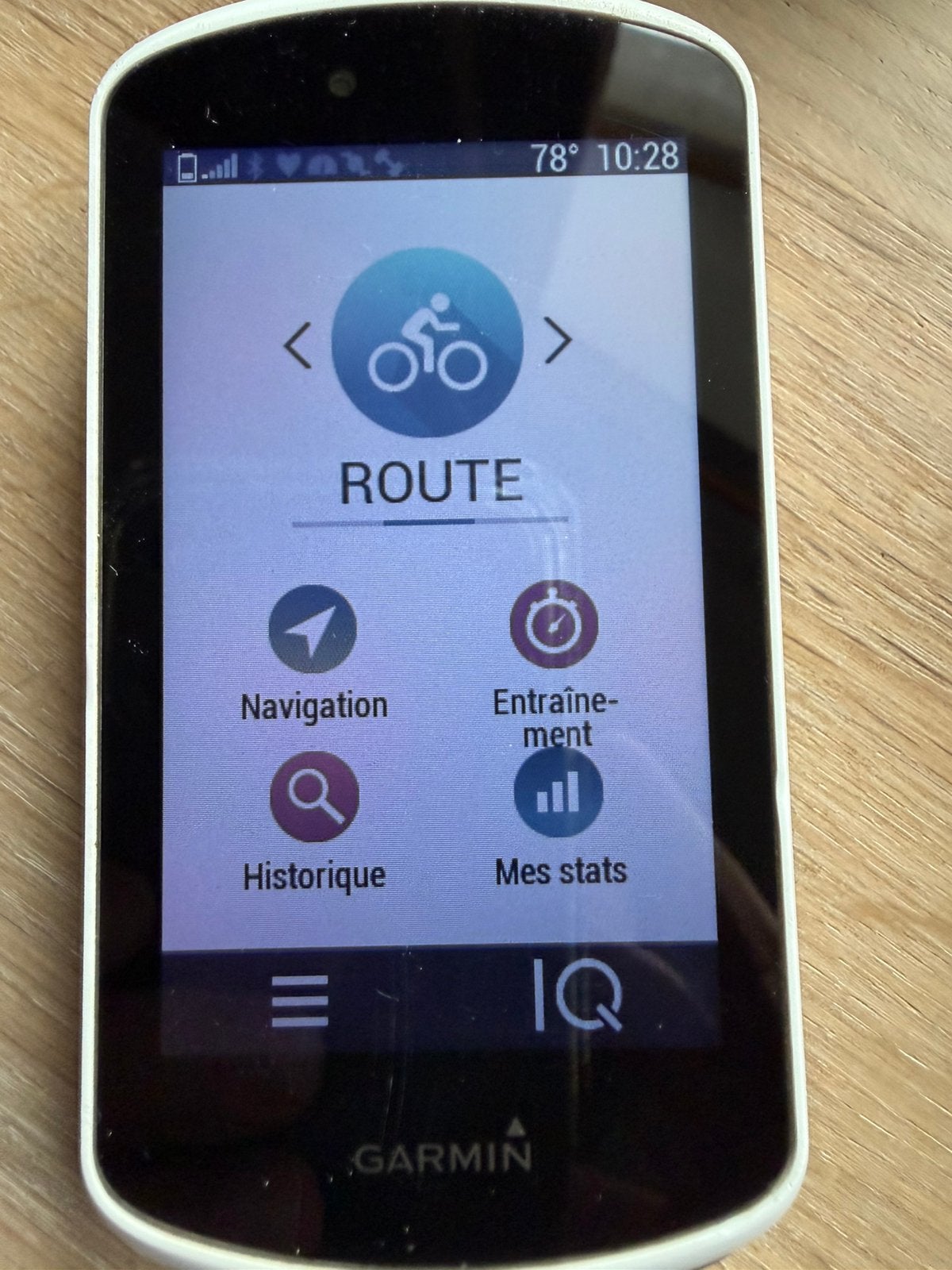 Garmin edge gps 1030, Ophalen, GPS, Gebruikt
