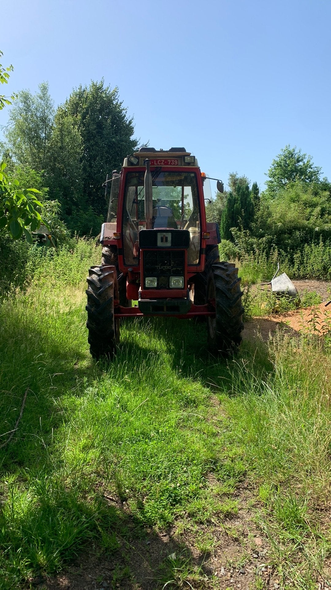 Tracteur inter 856xl turbo, Enlèvement