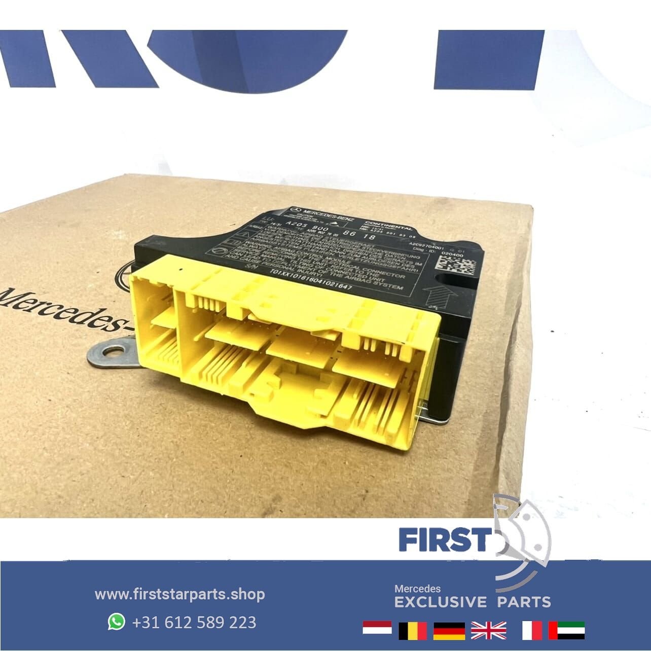 A2059008618 MERCEDES SRS AIRBAG MODULE W205 S205 C205 A205 C, Auto-onderdelen, Gebruikt, -, Ophalen of Verzenden, -