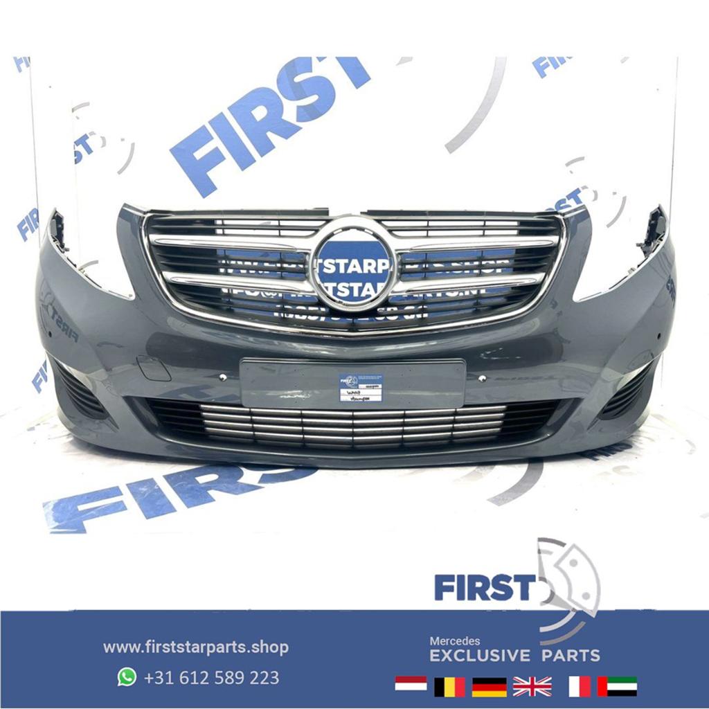 W447 BUMPER Mercedes V KLASSE / VITO VOORBUMPER COMPLEET ZWA, Auto-onderdelen, Gebruikt, -, Voor, Ophalen of Verzenden